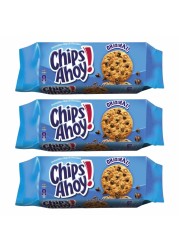 Chips Ahoy Original Chocolate Chip Cookies, 128g Pack of 3