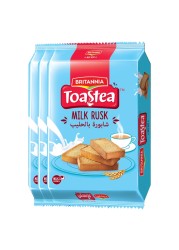 Britannia Toastea Milk Rusk, 310g Pack of 3