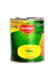 Del Monte Sliced Pineapples in Syrup, 825g