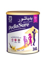 بيدياشورغذاء مكمل بنكهة الفانيليا للأطفال من عمر 10 سنوات فما فوق، 360 غرام