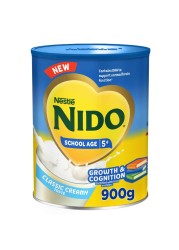 Nestle Nido School Age 5+ Classic creamy taste 5 Years Old Onwards Tin 900g