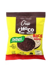 Santiveri Rice Cakes Coated with Dark Chocolate, 25g