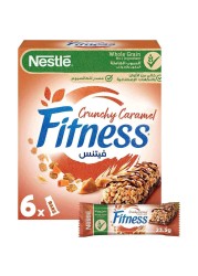 Nestle Fitness Crunchy Caramel Cereal Bar, 23.5g Pack of 6