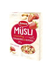 Emco Crunchy Musli With Strawberries And Almonds 375g