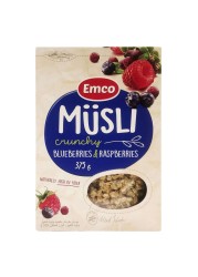 Emco Blueberries And Raspberries Crunchy Muesli 375g