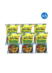 الجفير سلاطه رقائق بطاطس 75 غرام حزمة من 6 أكياس