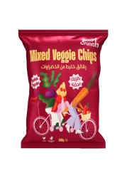 Smart Crunch Smoked Paprika Flavour Mixed Veggie Chips, 100g
