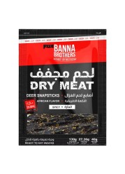 Banna Brothers Dry Deer Meat Snapsticks African Flavour Spicy 40g