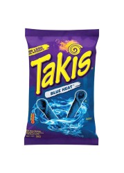Takis Blue Heat Waves Hot Chili Pepper Flavoured Tortilla Chips, 56g
