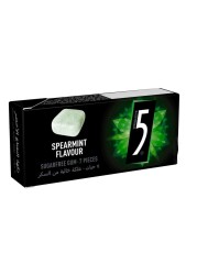 Wrigley&#39;s 5 Spearmint Flavour Sugarfree Chewing Gum, 14.4g Pack of 16