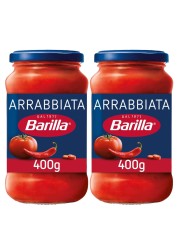 Barilla Arrabbiata Tomato Sauce With Chilli Peppers 400g Pack of 2
