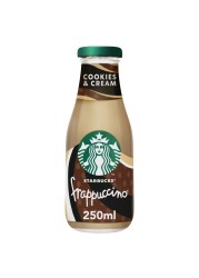 Starbucks Frappuccino Cookies and Cream Coffee Drink, 250ml