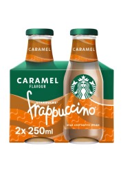 Starbucks Frappuccino Caramel Coffee Drink, 250ml Pack of 2