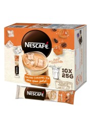 Nescafe Salted Caramel Ice, 25g Pack of 10