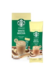 Starbucks White Mocha Premium Instant Coffee Mix, 24g Pack of 5
