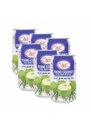 Ice Cool Young Coconut Juice With Pulp 310ml Pack of 6