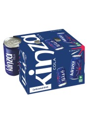 Kinza Carbonated Drink Cans Cola 320ml Pack of 6