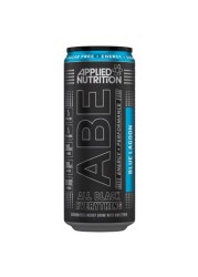 Applied Nutrition ABE All Black Everything Performance and Energy Zero Sugar Zero Calories Carbonated Energy Drink with Sweetener Blue Lagoon 330ml
