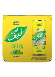 Almarai Ice Leaf Lemon and Elderflower Ice Tea 240ml Pack of 6