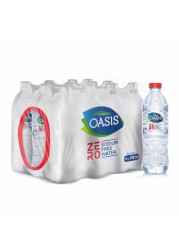 Oasis Zero Sodium Free Drinking Water 500ml Pack of 12