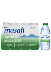 Masafi Alkalife Alkaline Water 330ml Pack of 12