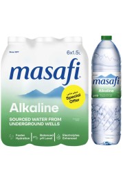 Masafi Alkalife Alkaline Water 1.5L Pack of 6