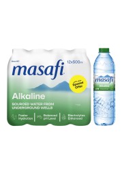 Masafi Alkalife Alkaline Water 500ml Pack of 12