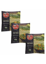 Al Ain Farm Fresh Premium Mixed Vegetables 400g Pack of 3