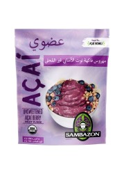 Sambazon Pure Unsweetened Acai Berry Fruit Puree 400g