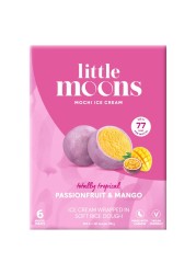 Little Moons Totally Tropical Passionfruit And Mango Mochi Ice Cream 32g Pack of 6