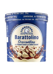 Sammontana Barattolino Croccantino Almond Crunch with Salted Caramel Ice Cream 500g