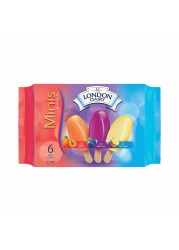 London Dairy Minis Sorbets Ice Cream, 50ml Pack of 6