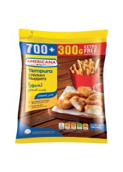Americana Tempura Chicken Nuggets Original 1000g
