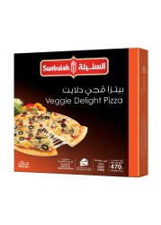 السنبلة فيجي ديلايت بيتزا بخضروات مشكلة 470 غرام