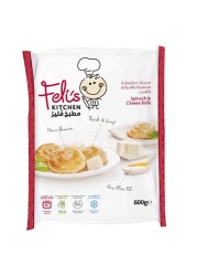Feli&#39;s Kitchen Cheese And Spinach Rolls 600g