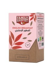 فاميلي هارفست شاي إنجليزي عضوي أكياس شاي، 20 كيس شاي