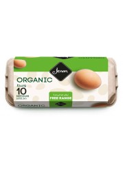 Jenan Organic Free Range Eggs Medium White or Brown 10 PCS