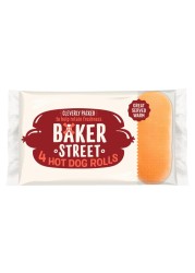 Baker Street 4 Hot Dog Rolls 250g