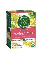 Traditional Medicinals Organic Mother&#39;s Milk Herbal Supplement 16 Tea Bags
