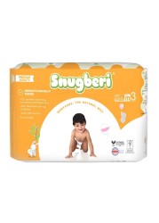 Snugberi Diapers Medium Size 3 Up to 6-9kg 28 Diapers