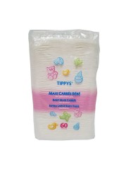 Tippy&#39;s Baby Maxi Square Cotton Pads 60 Pieces