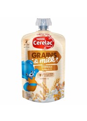 Nestle Cerelac Grains and Milk with 5 Cereals, from 6 Months, 110g