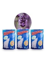 Bag of 3 - KittySand 100% Natural, Lavender Scented Silica Crystal Premium Quality Cat Litter 3.8L