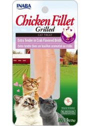 INABA CHICKEN EXTRA TENDER IN CRAB BROTH 25 g - Pack of 3