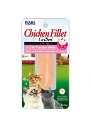 INABA CHICKEN IN CRAB BROTH 25 g - Pack of 3