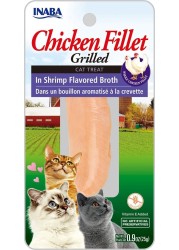 INABA CHICKEN IN SHRIMP BROTH 25 g - Pack of 3