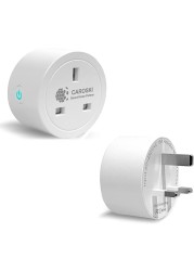 Smart Plugs That Work with Alexa Google Home and Smart things Smart Socket with Remote Control and Timer Function 2.4 GHz Wi-Fi Only