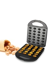 Sprintee Electric Nut Cake Maker 24PCS Automatic Mini Waffle Maker with Non Stick Panel 1400W, Nut Cake Maker Machine, Fast & Easy Snack Baking for Kids and Adults, Easy Snacks Making Machine