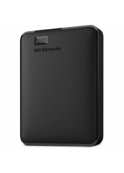 WD Elements Portable External Hard Disk Drive 5TB Black