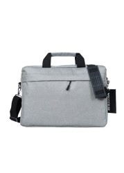 VIPTOUR Laptop Bag, Premium 16 Inch With Multiple Compartments, Padded Shoulder Strap Silver